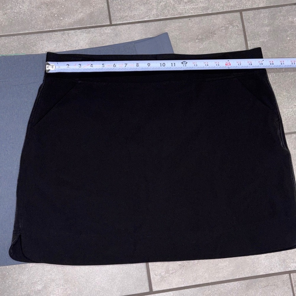 32 Degrees Cool Skort Set Women XL Black & Heathered Blue 2 Pack Active Athletic - Picture 4 of 8